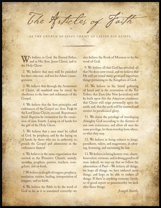 Articles Of Faith