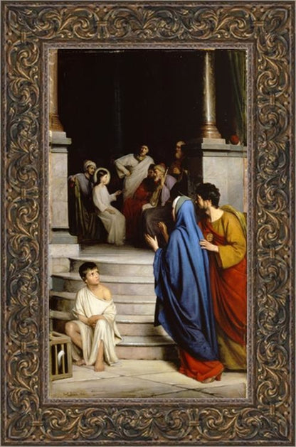 12 Year Old Jesus In The Temple