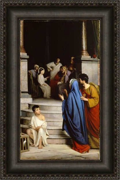 12 Year Old Jesus In The Temple