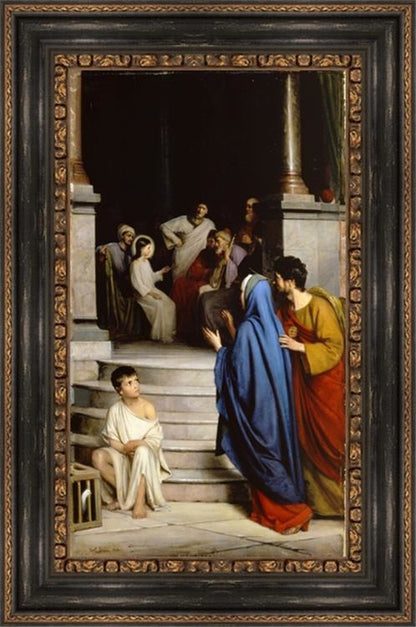 12 Year Old Jesus In The Temple