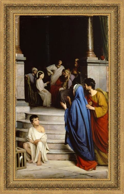 12 Year Old Jesus In The Temple
