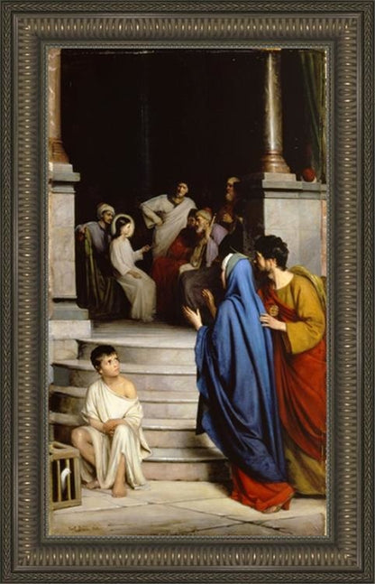 12 Year Old Jesus In The Temple