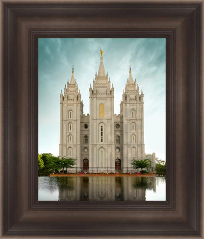 Salt Lake Reflections After The Storm