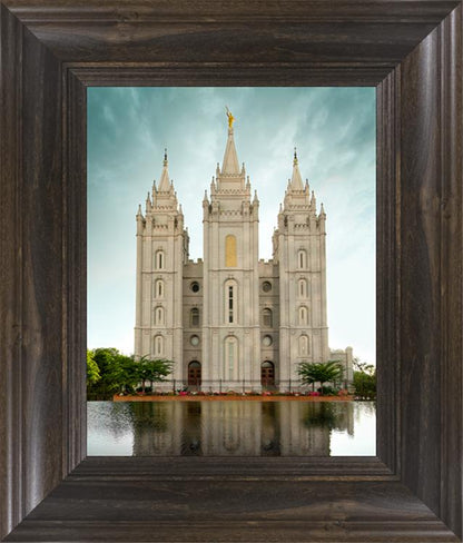 Salt Lake Reflections After The Storm