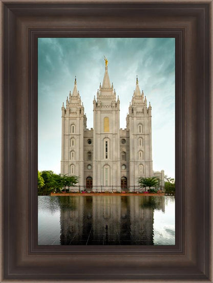 Salt Lake Reflections After The Storm
