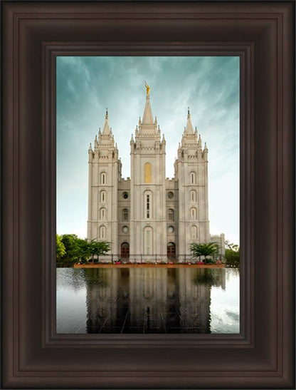 Salt Lake Reflections After The Storm