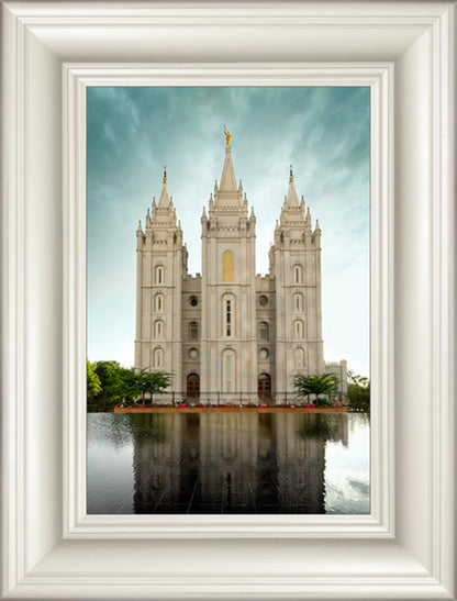 Salt Lake Reflections After The Storm