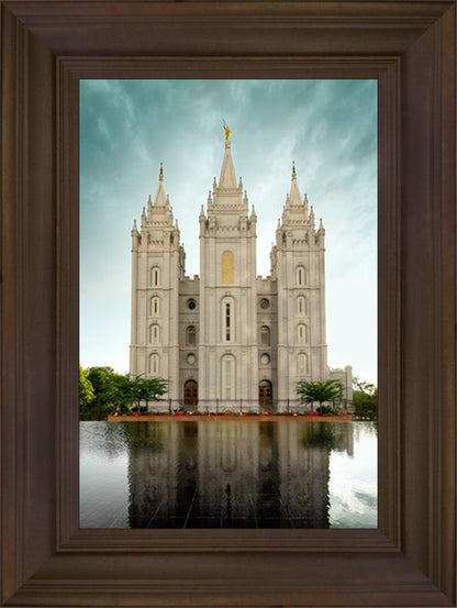 Salt Lake Reflections After The Storm