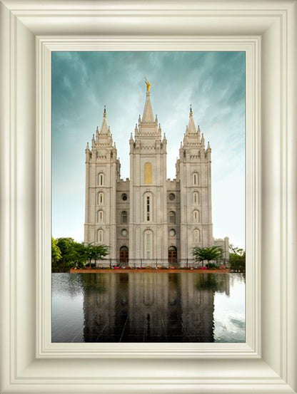 Salt Lake Reflections After The Storm