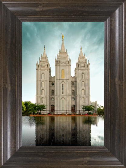 Salt Lake Reflections After The Storm