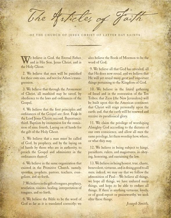 Articles Of Faith
