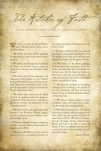 Articles Of Faith