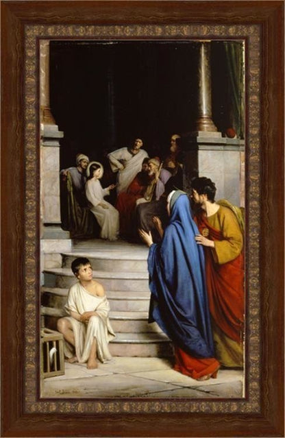 12 Year Old Jesus In The Temple