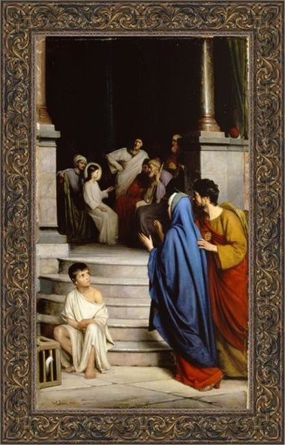 12 Year Old Jesus In The Temple