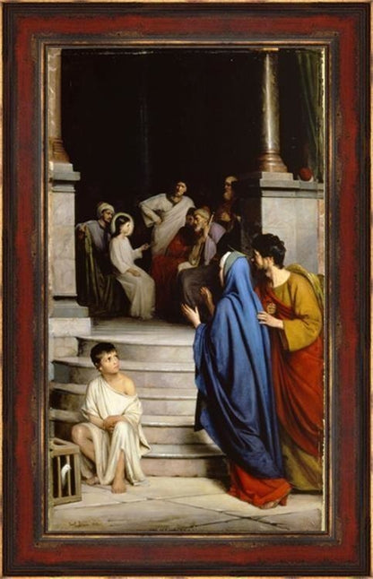 12 Year Old Jesus In The Temple