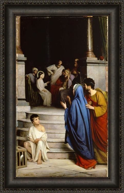 12 Year Old Jesus In The Temple