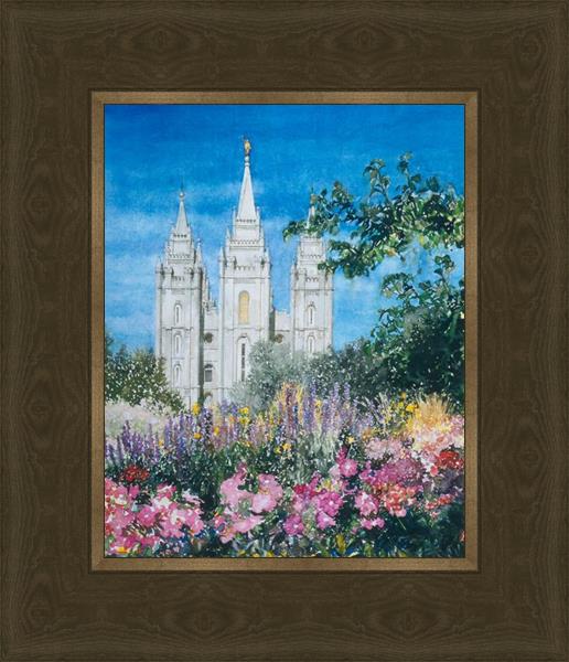 Salt Lake Temple in Summer