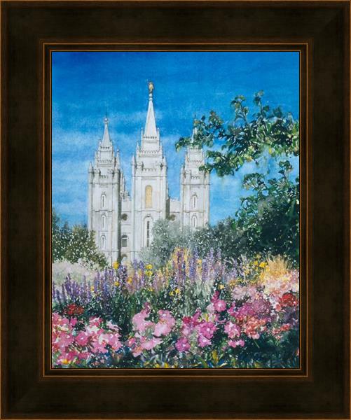 Salt Lake Temple in Summer