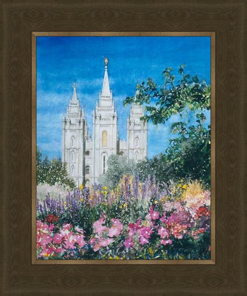 Salt Lake Temple in Summer