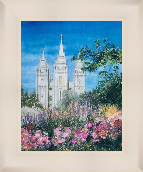 Salt Lake Temple in Summer