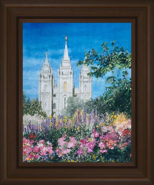 Salt Lake Temple in Summer