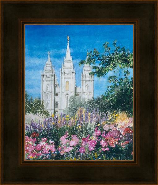 Salt Lake Temple in Summer