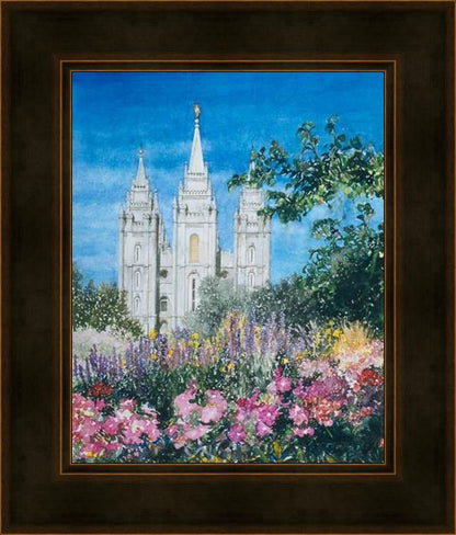 Salt Lake Temple in Summer