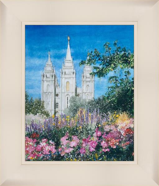 Salt Lake Temple in Summer