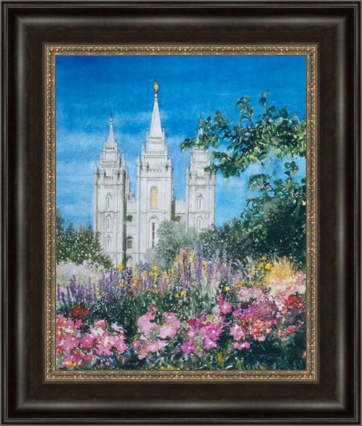 Salt Lake Temple in Summer