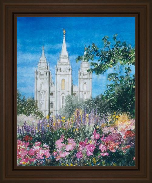 Salt Lake Temple in Summer
