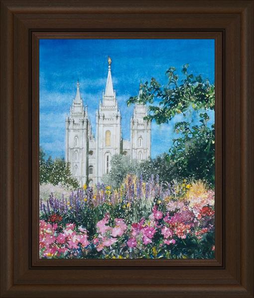 Salt Lake Temple in Summer