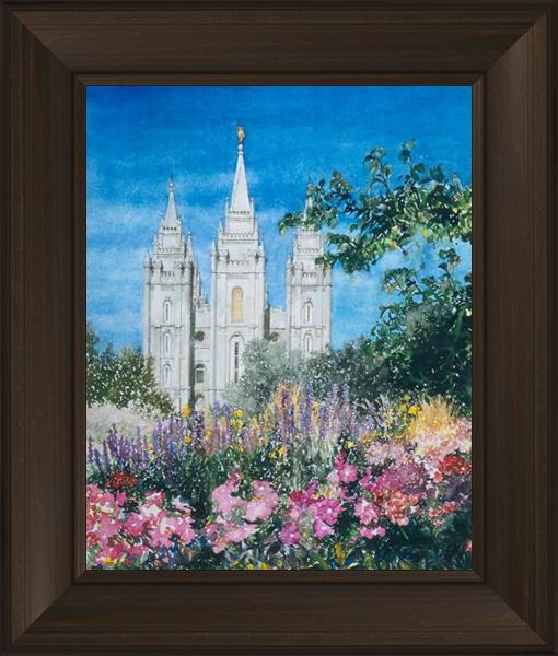 Salt Lake Temple in Summer