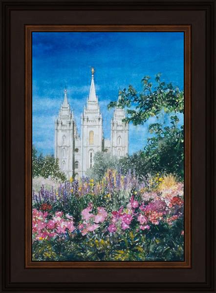Salt Lake Temple in Summer