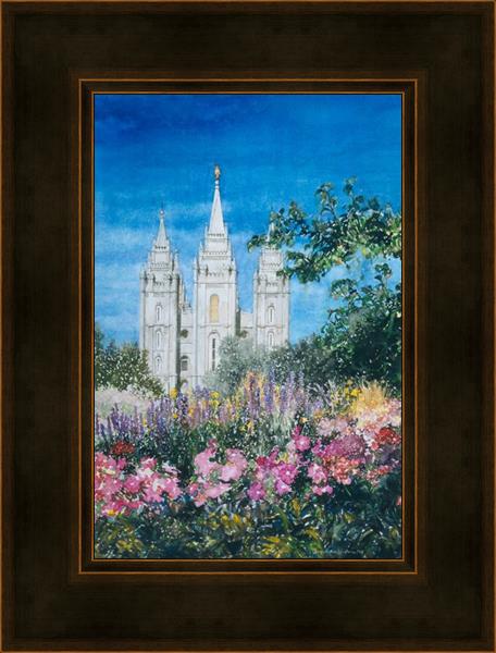 Salt Lake Temple in Summer