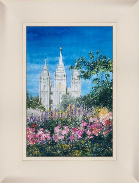 Salt Lake Temple in Summer