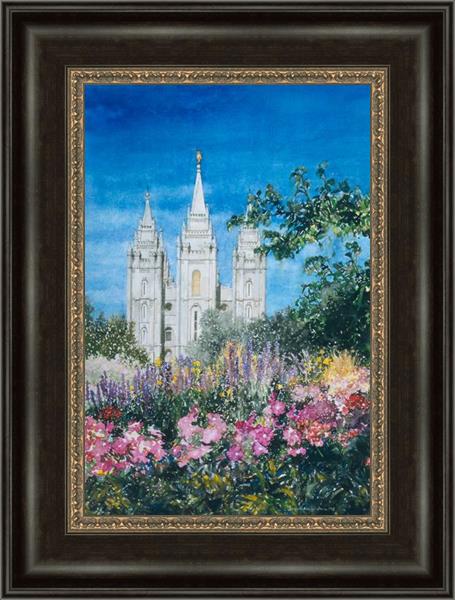 Salt Lake Temple in Summer