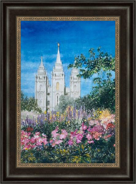 Salt Lake Temple in Summer