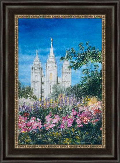 Salt Lake Temple in Summer