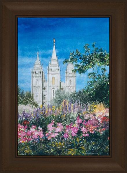 Salt Lake Temple in Summer