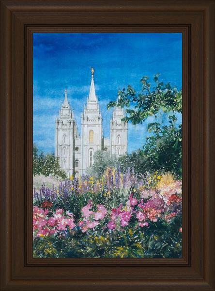 Salt Lake Temple in Summer