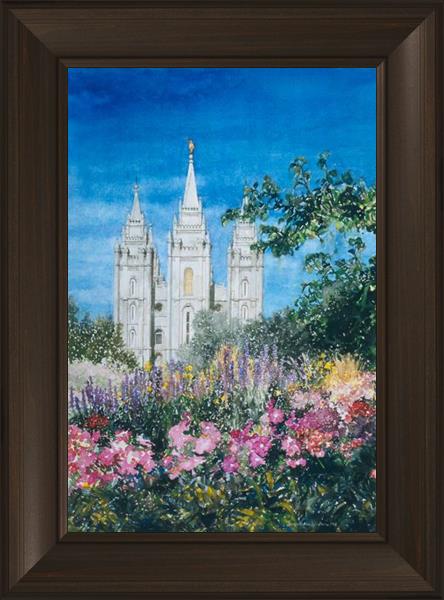 Salt Lake Temple in Summer