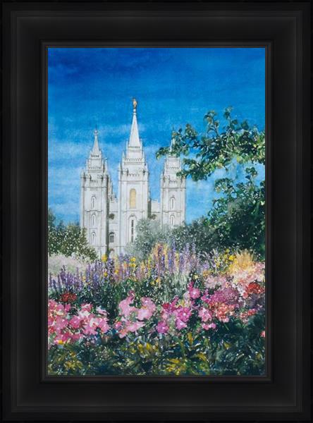 Salt Lake Temple in Summer
