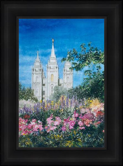 Salt Lake Temple in Summer