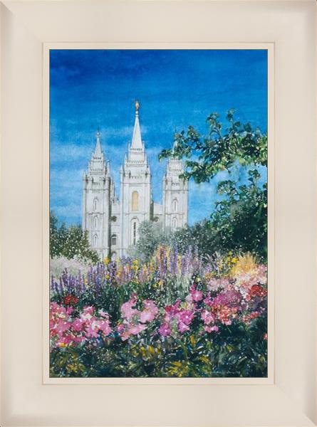 Salt Lake Temple in Summer