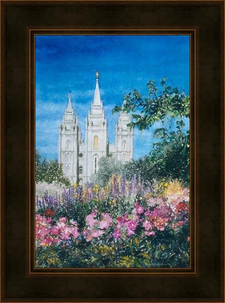 Salt Lake Temple in Summer