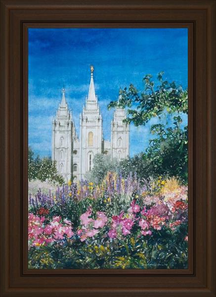Salt Lake Temple in Summer