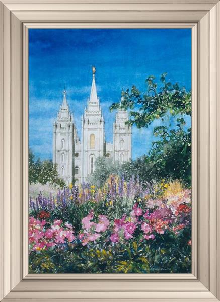 Salt Lake Temple in Summer