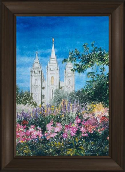 Salt Lake Temple in Summer