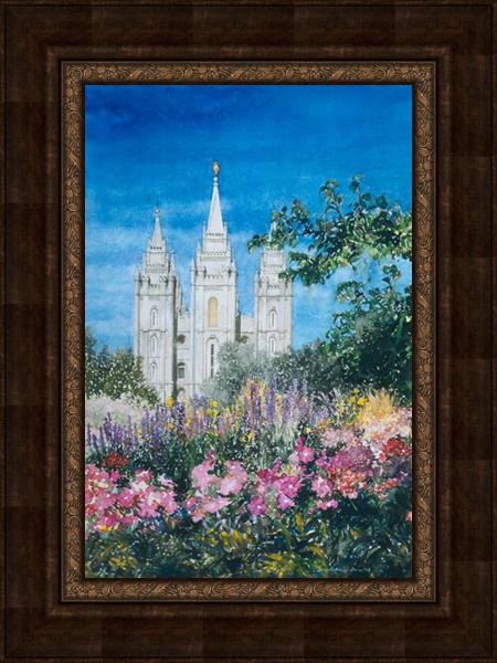 Salt Lake Temple in Summer