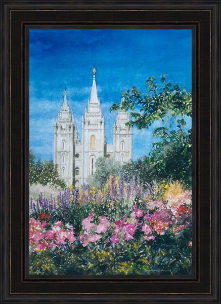 Salt Lake Temple in Summer